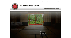 Desktop Screenshot of harborjudo.com