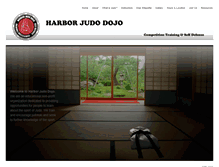 Tablet Screenshot of harborjudo.com